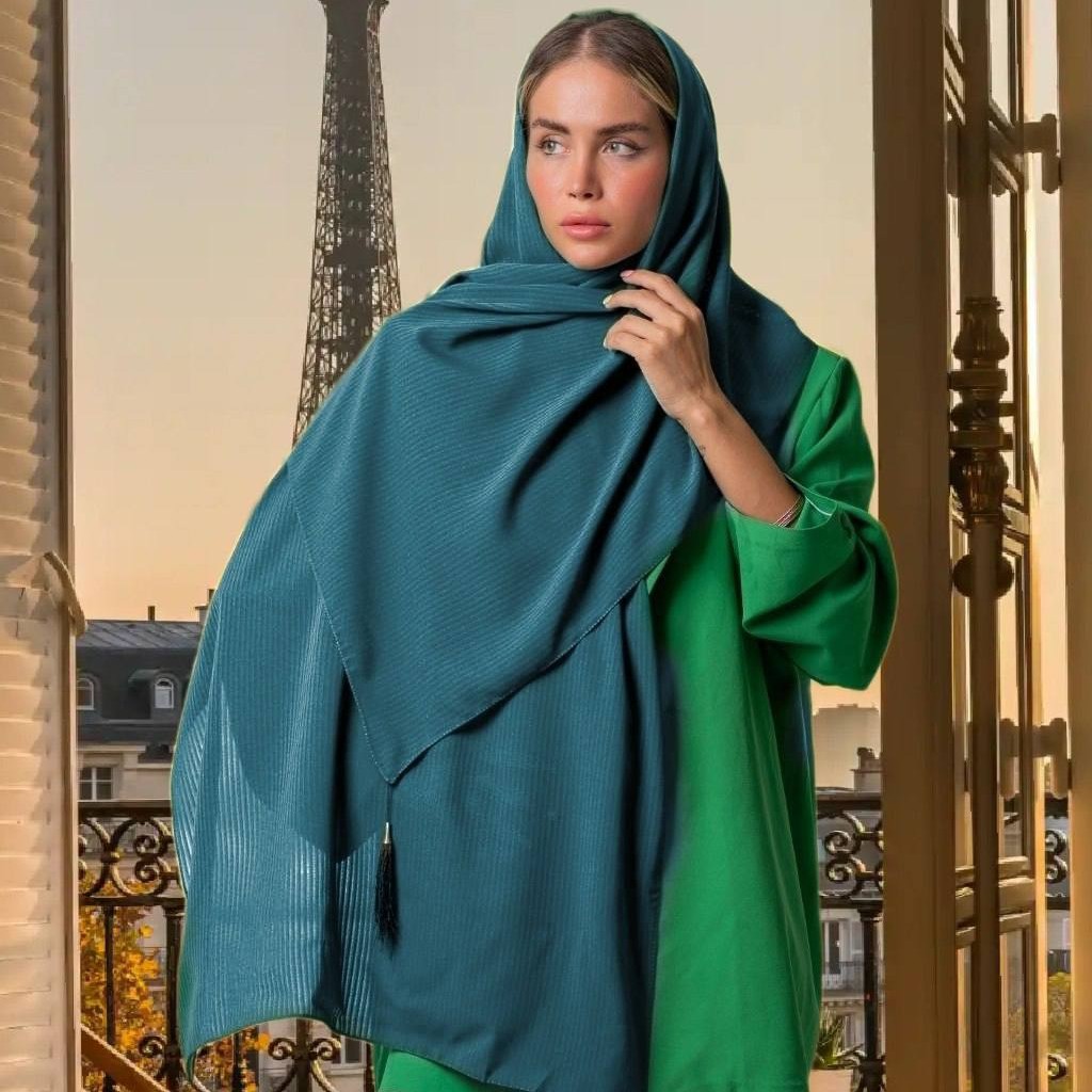 شال زنانه نخی دیپلمات کرپ منگوله دار در نه رنگ متنوع و جذاب فروش ویژه ماه محرم
