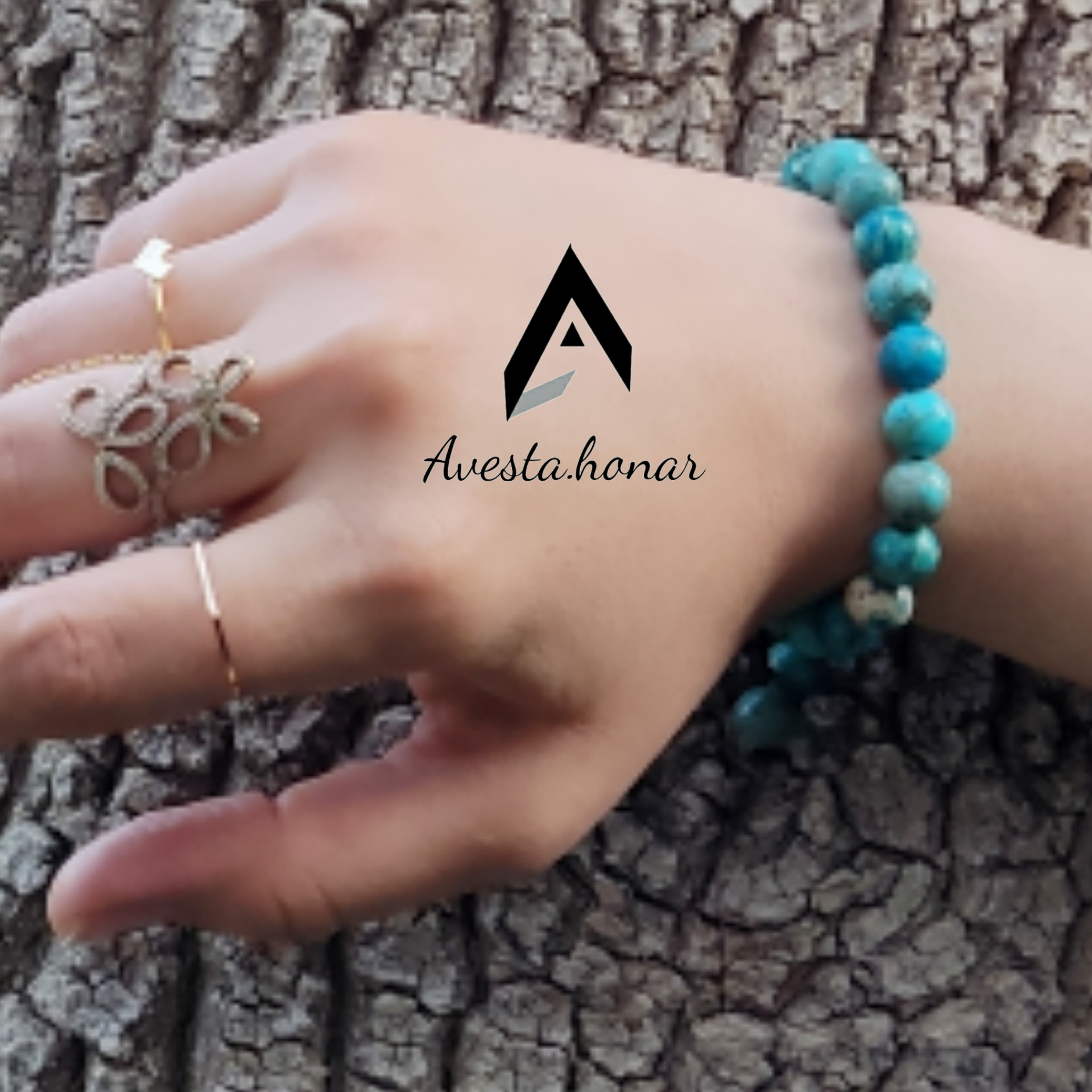 دستبند فیروزه آفریقایی 