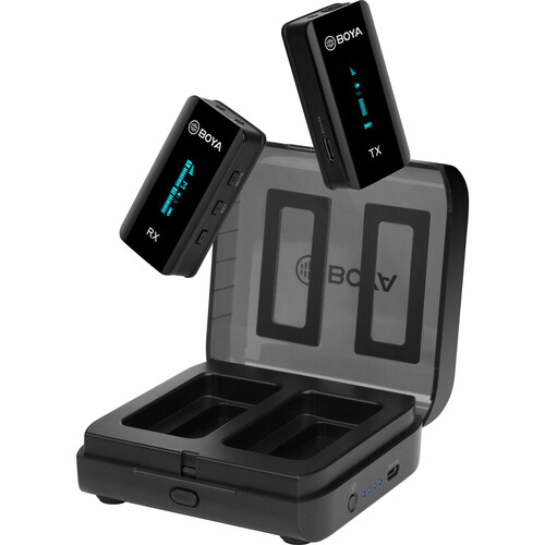 میکروفون بویا مدل BOYA BY-XM6-K1 Wireless Microphone System for Cameras and Smartphones