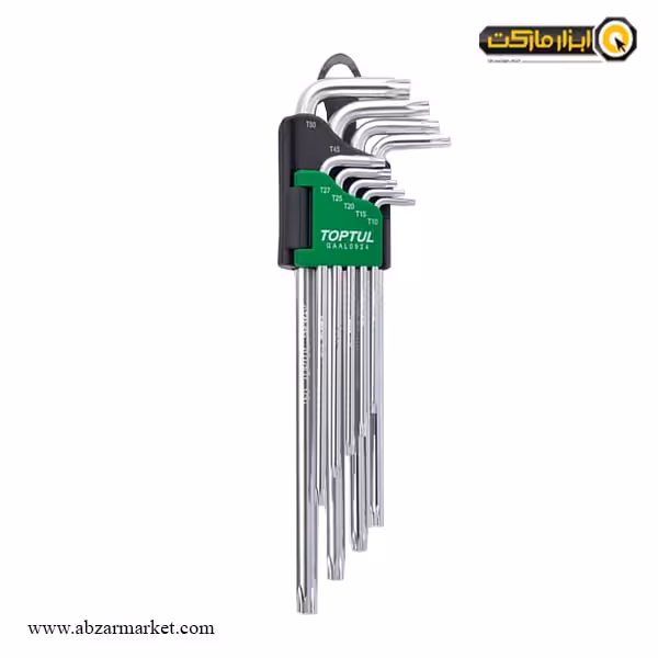 آچار آلن ستاره ای تاپ تول کارتی فوق بلند 9 عددی مدل GAAL0924