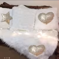 مجموعه 3عددی کاورکوسن به همراه شال مبل خز60در90