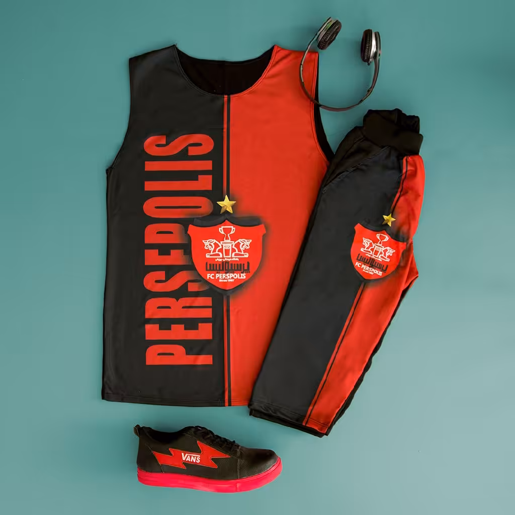 ست تاپ و شلوارک پرسپولیس 