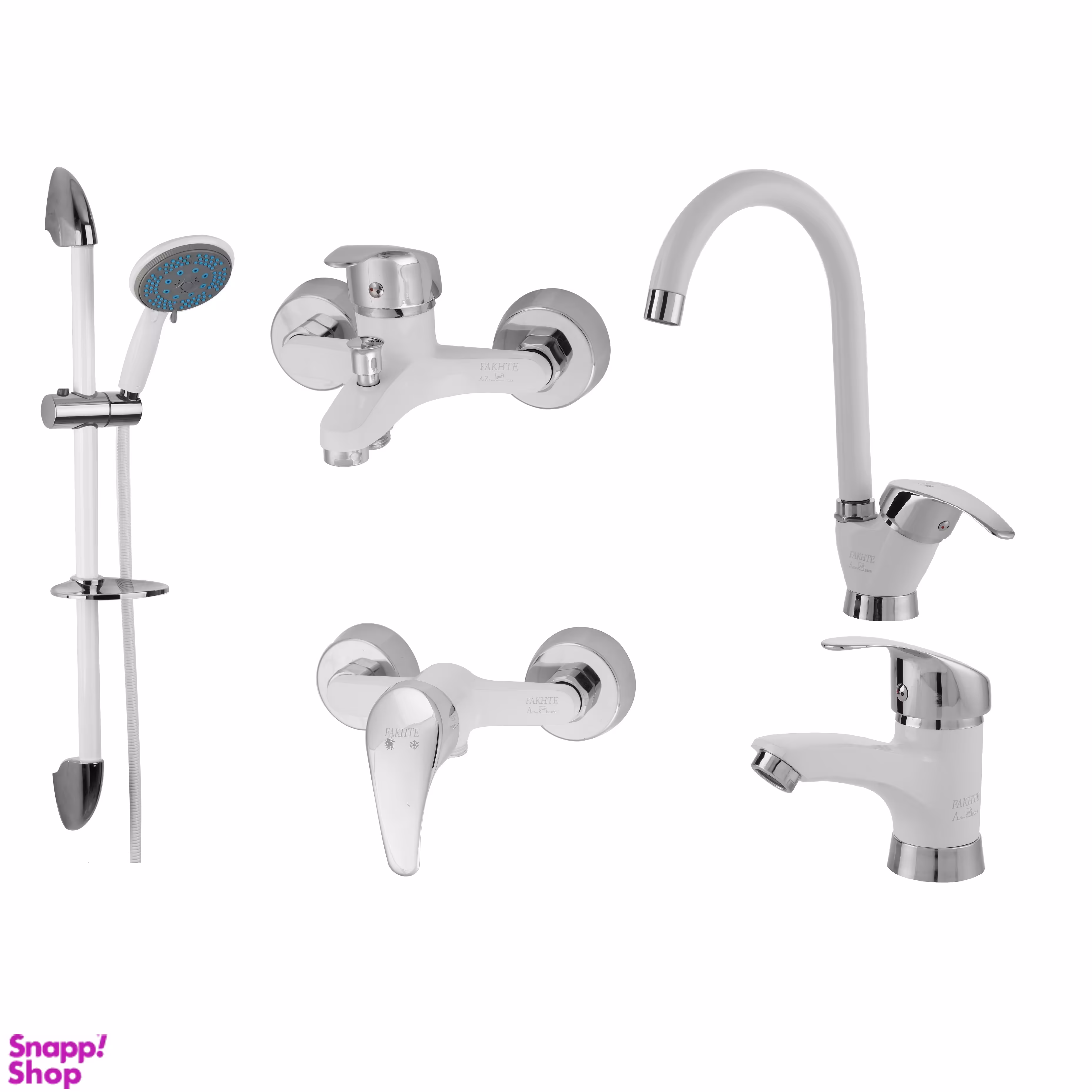 ست شیرآلات فاخته مدل ماهان پلاس کد SK مجموعه 5 عددی