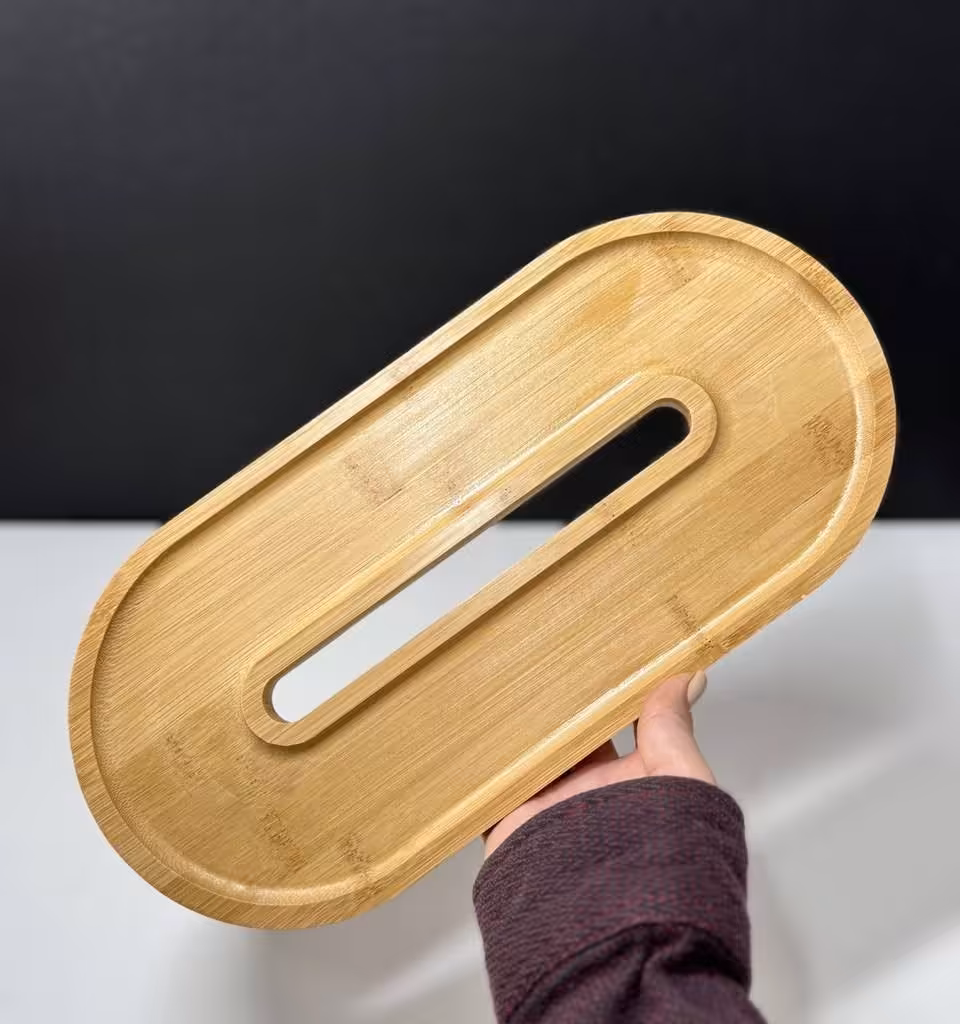 سینی سرو بامبو بیضی