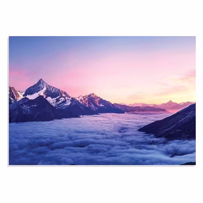 تابلو شاسی طرح کوهستان ابری Cloudy Mountains مدل NV0782