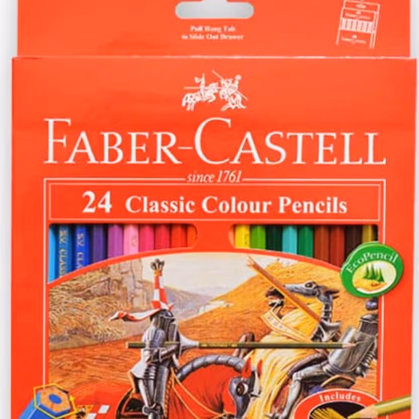 مداد رنگی 24 رنگ فابرکاستل 