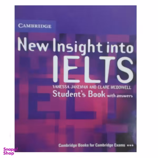 کتاب New Insight Into IELTS اثر VANESSA JAKEMAN انتشارات OXFORD
