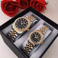 ساعت دور نگین ست استیل SVESTON 