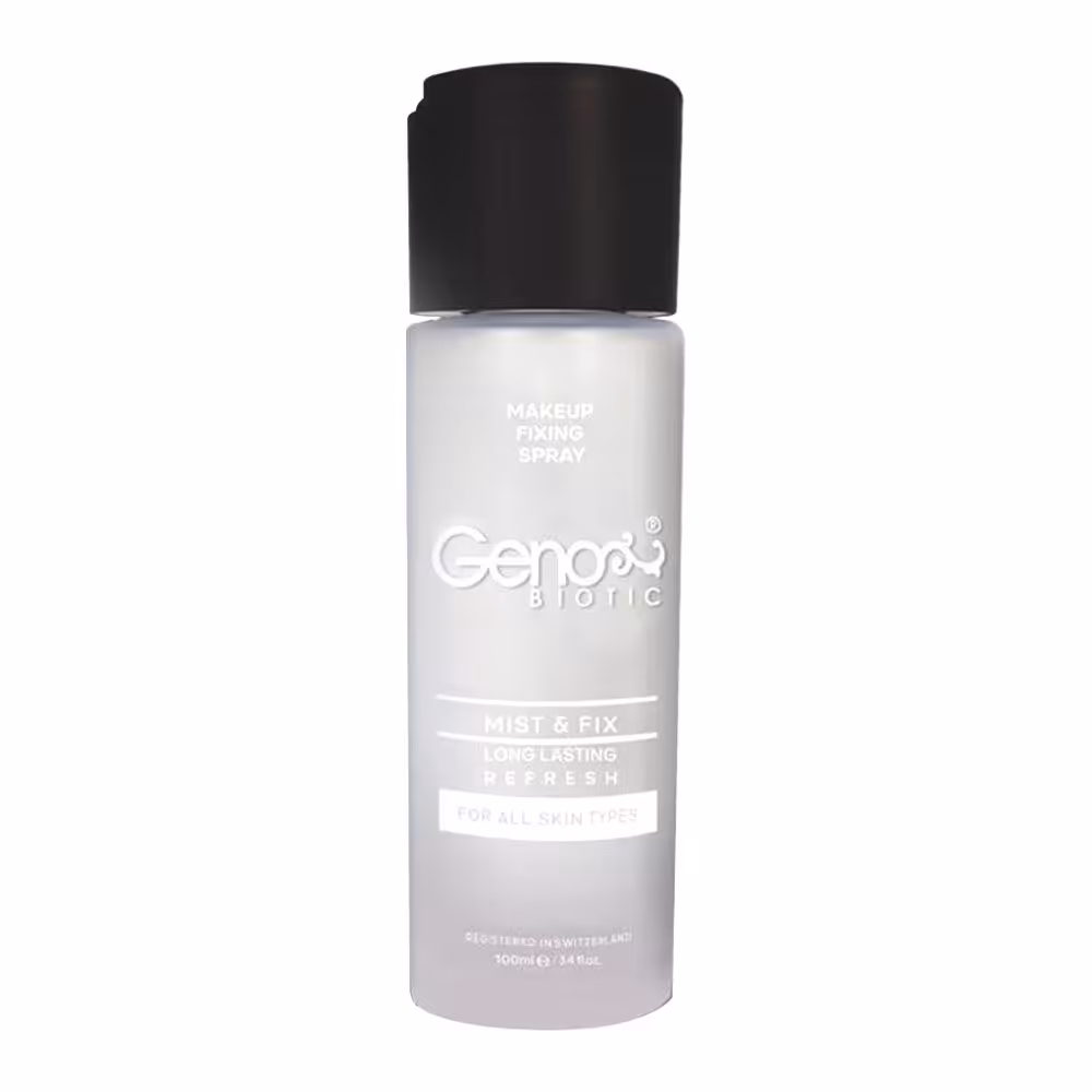 اسپری رطوبت رسان و تثبیت کننده آرایش انواع پوست ژنو بایوتیک