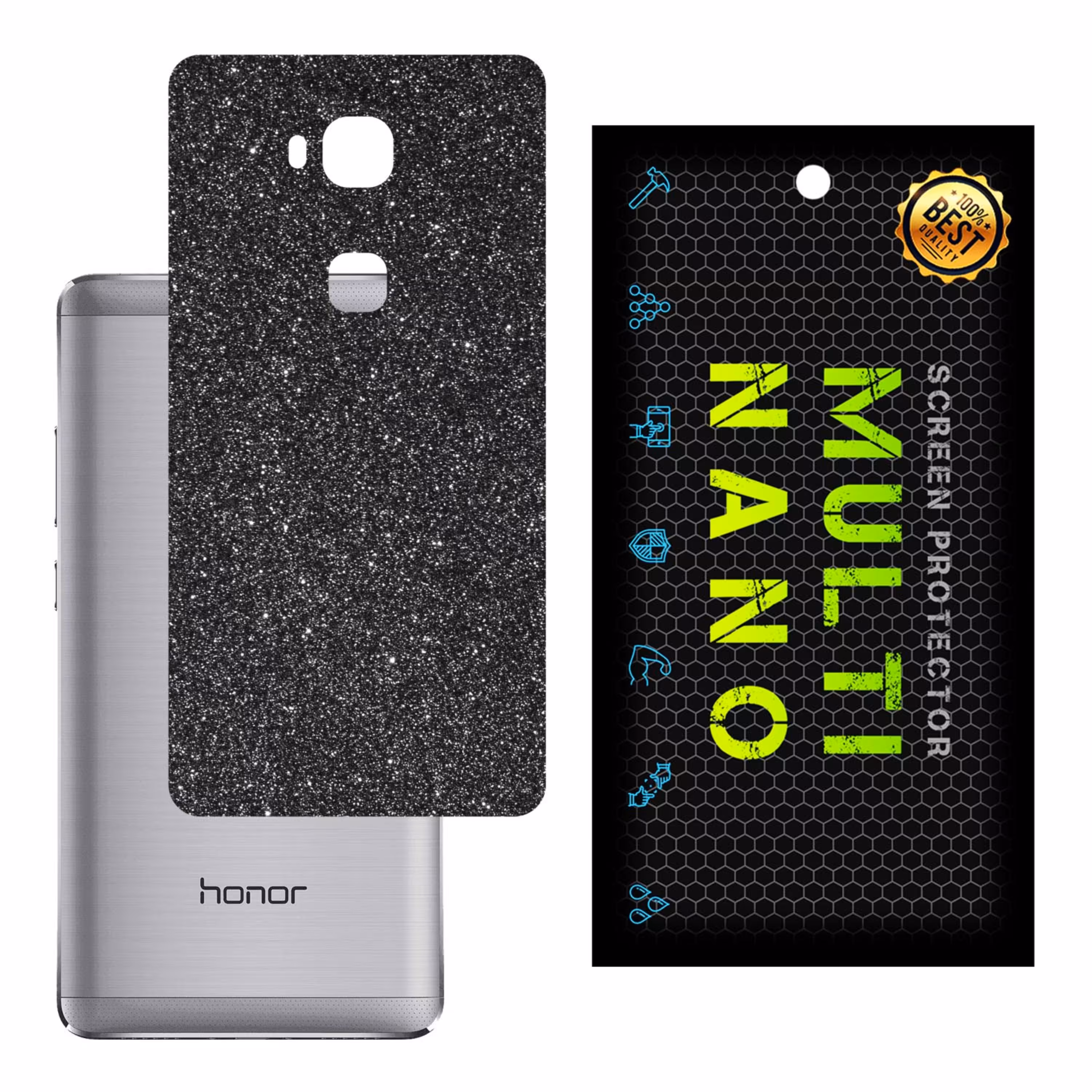 برچسب پوششی MultiNano مدل X-G1F-Gray برای پشت موبایل هوآوی Honor 5X