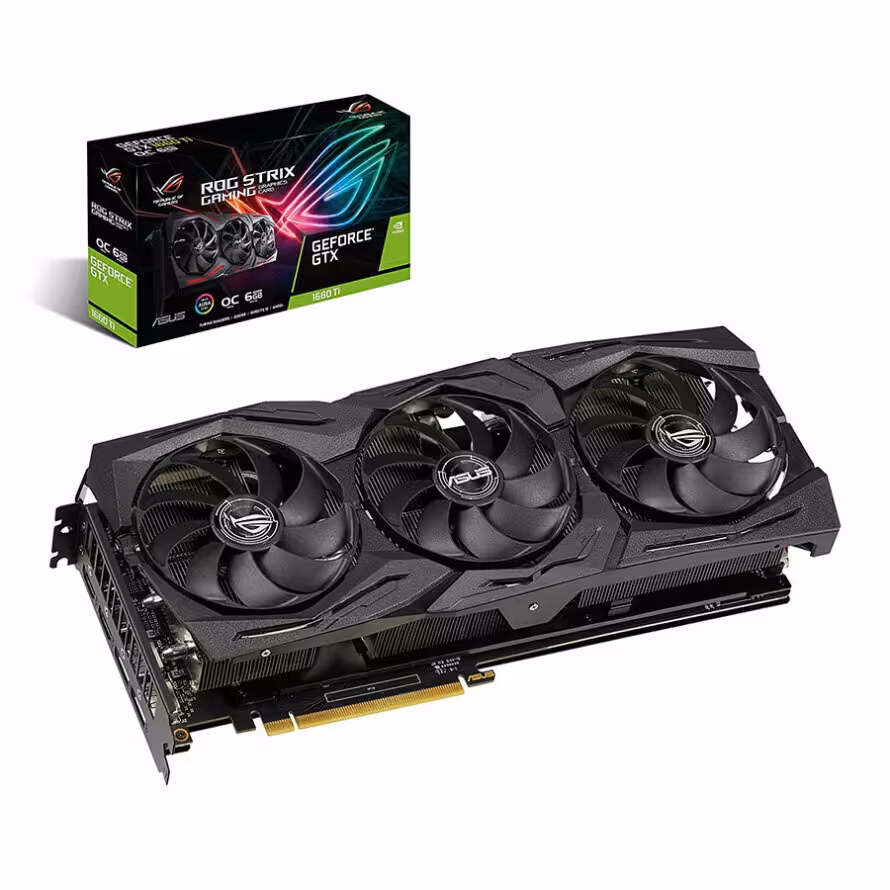 کارت گرافیک ایسوس ROG STRIX GTX1660TI-A6G GAMING