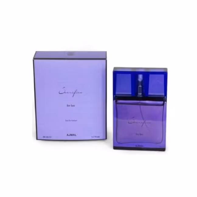 عطر ساکریفایس بنفش اجمل سکریفایس زنانه Ajmal Sacrifice  اورجینال 50 میل اصلی ادکلن سکری فایز عطر سکری فایس