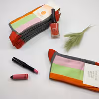 جوراب ساقدار راه راه رنگی