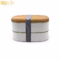 ظرف غذا دوطبقه بامبو 721