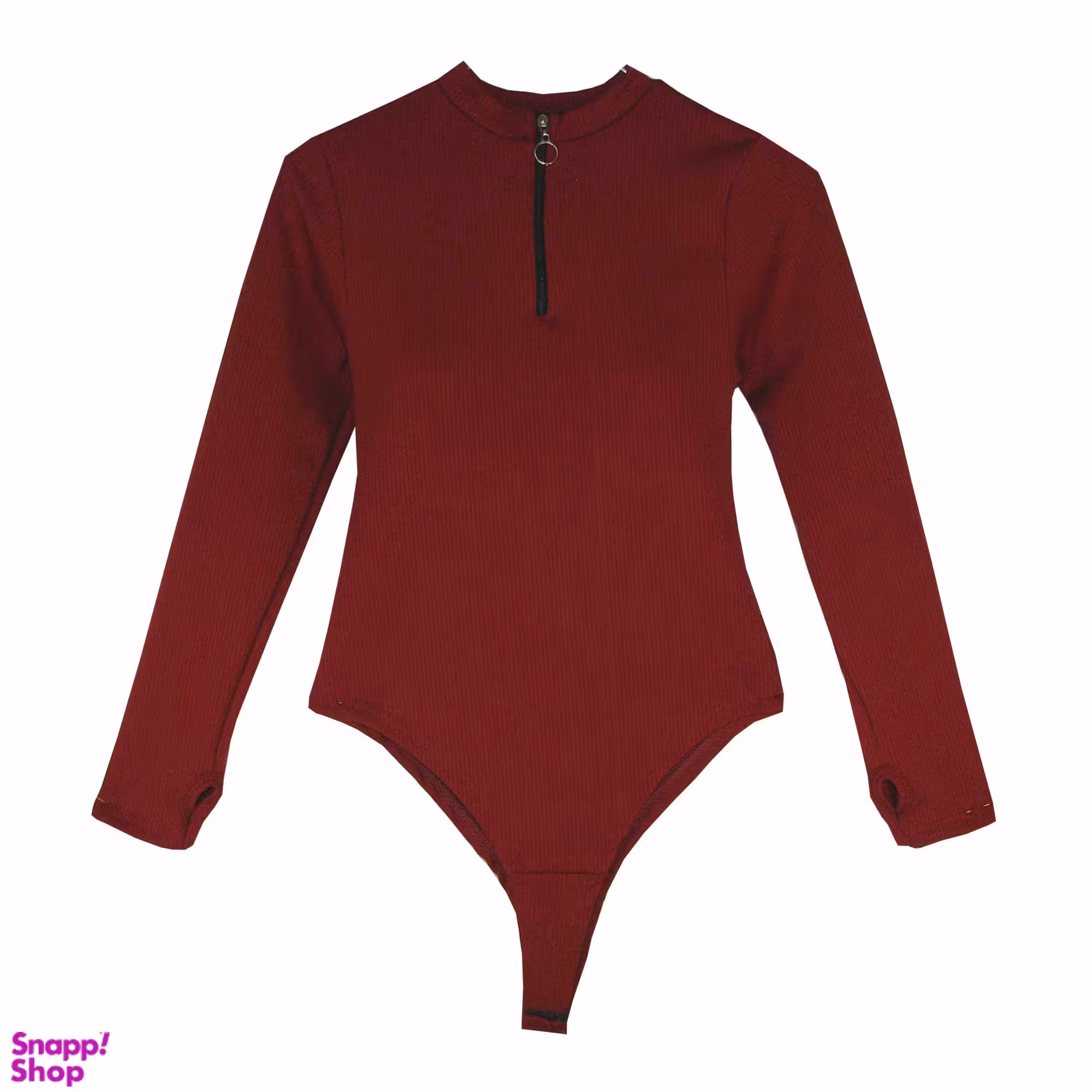 بادی کبریتی زنانه مدل 210 رنگ زرشکی