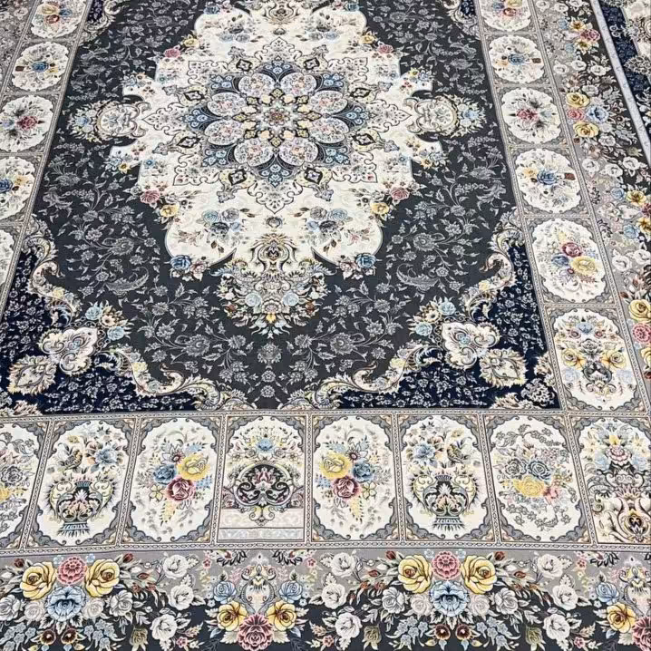 کاور فرش کشدار فوق العاده زیبا و با کیفیت کد rh135210 روفرشی کشدار 6 متری