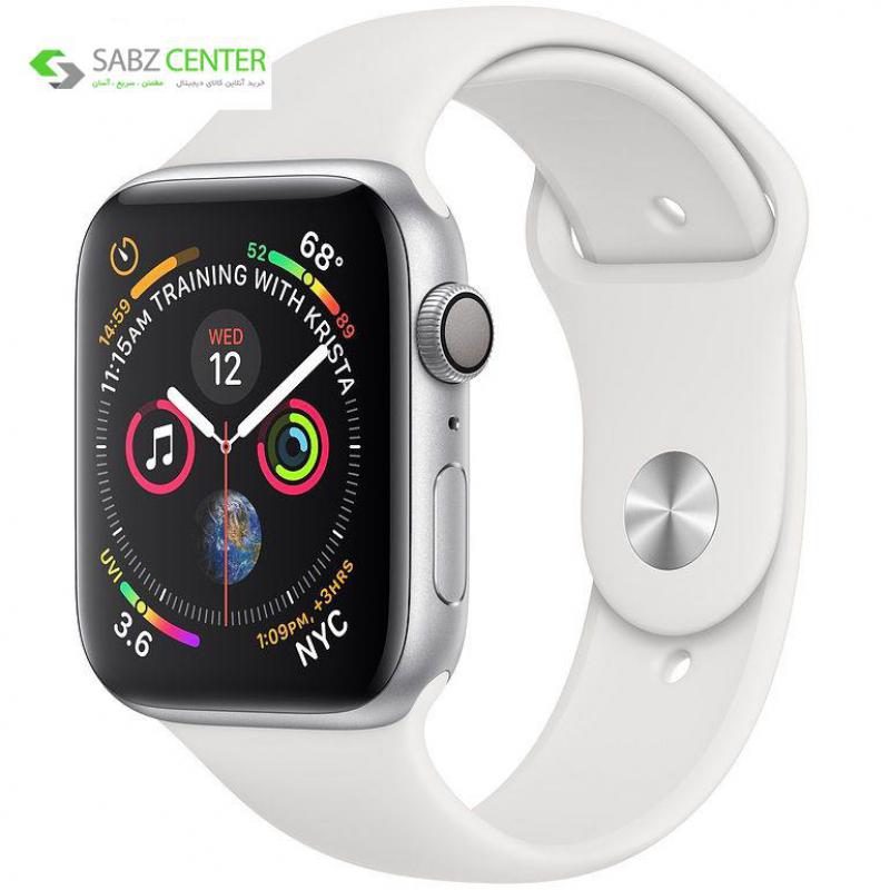 ساعت هوشمند اپل Apple Watch 4 40mm Silver Aluminum Case with White Sport Band