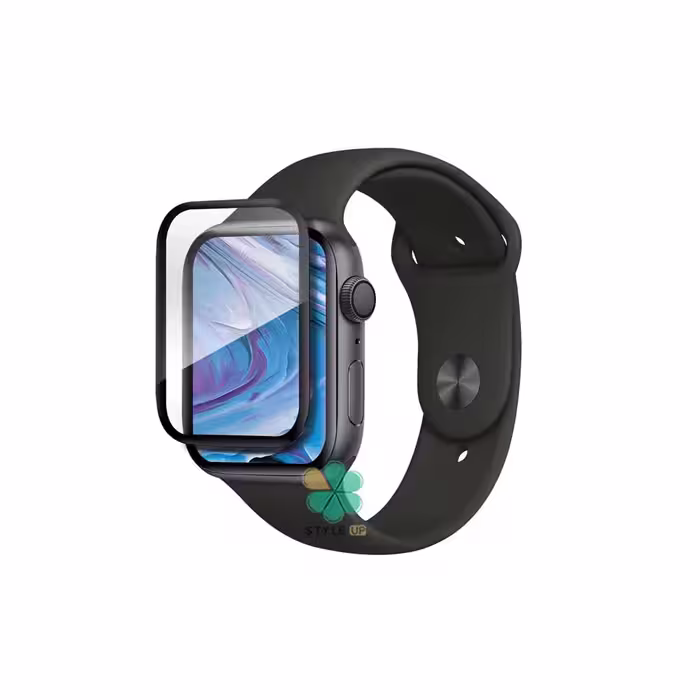 محافظ صفحه گلس ساعت اپل واچ Apple Watch 44mm مدل دور ژله ای