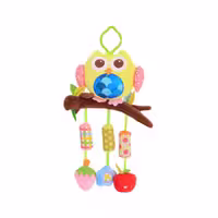 آویز کریر هپی مانکی happy monkey طرح جغد زرد
