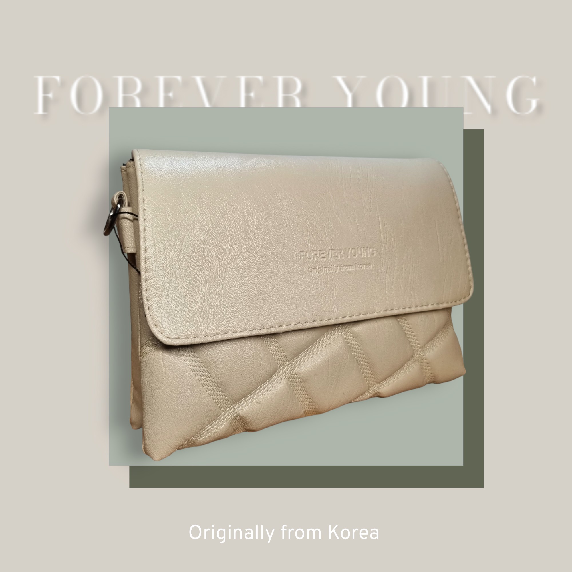 کیف دوشی زنانه طرح forever young