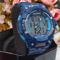 ساعت  مردانه اکتیو مدل YP12593 اصل ژاپن دوزمانه 
