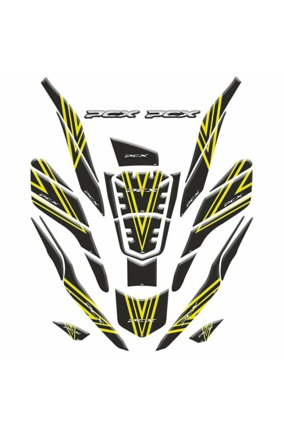 لوازم یدکی موتورسیکلت مجموعه تانک سازگار HONDA PCX 2021 2023 001 Universal