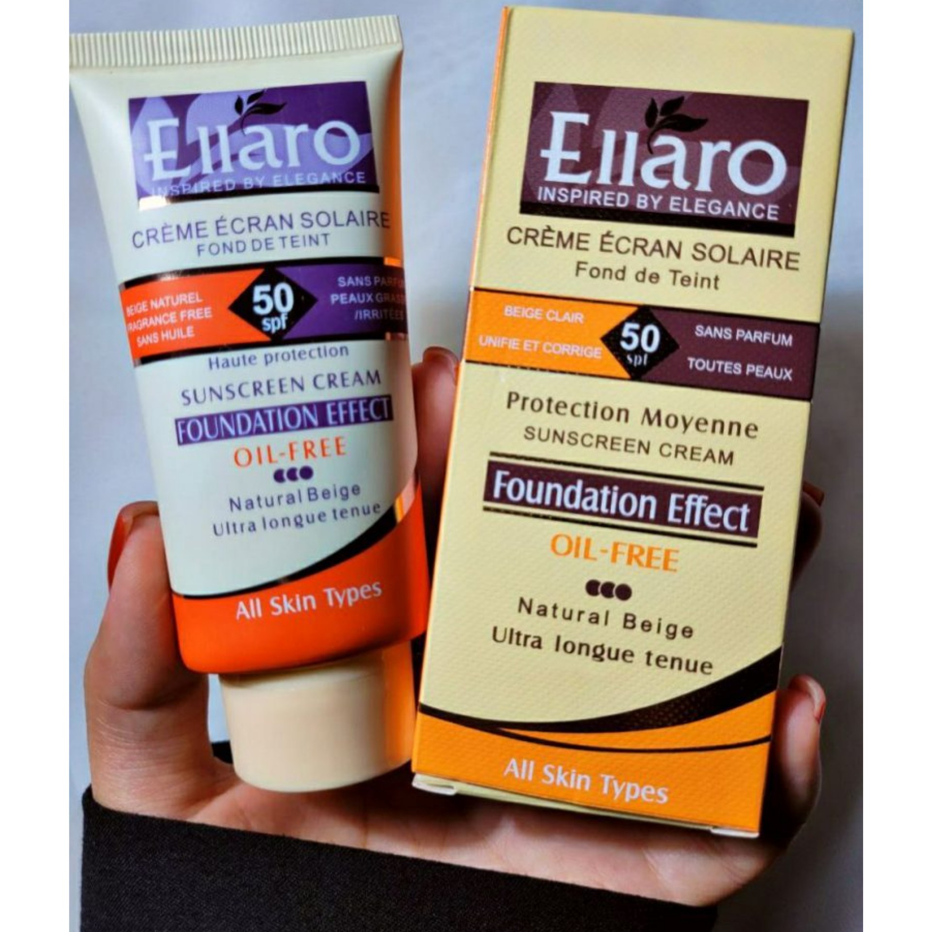 ضد آفتاب کرم پودری الارو spf50