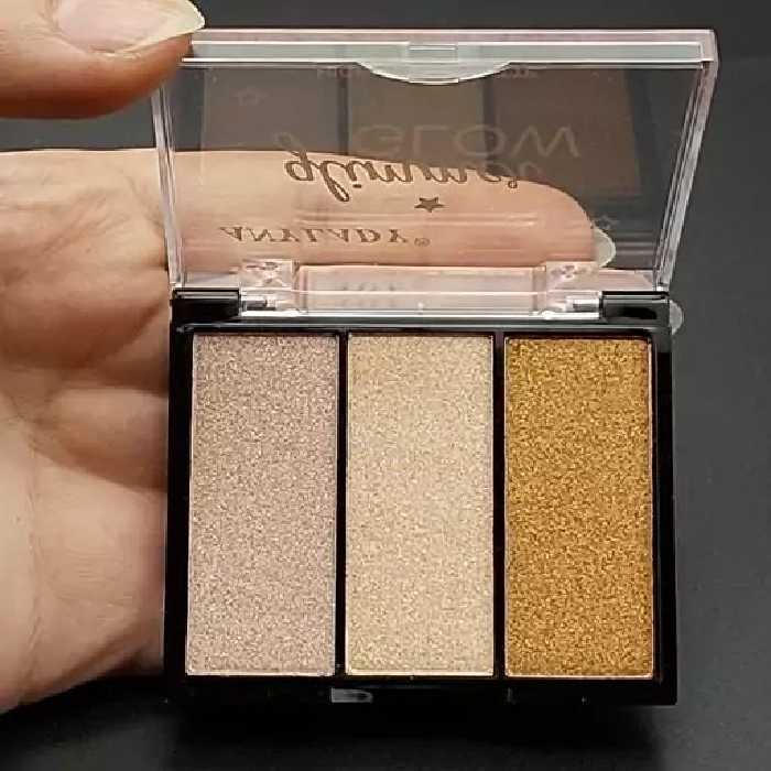 هایلایتر پودری آنی لیدی ANY LADY مدل الماس  نشست قوی بسیار ماندگار رنگهای کاربردی انقضا 2027