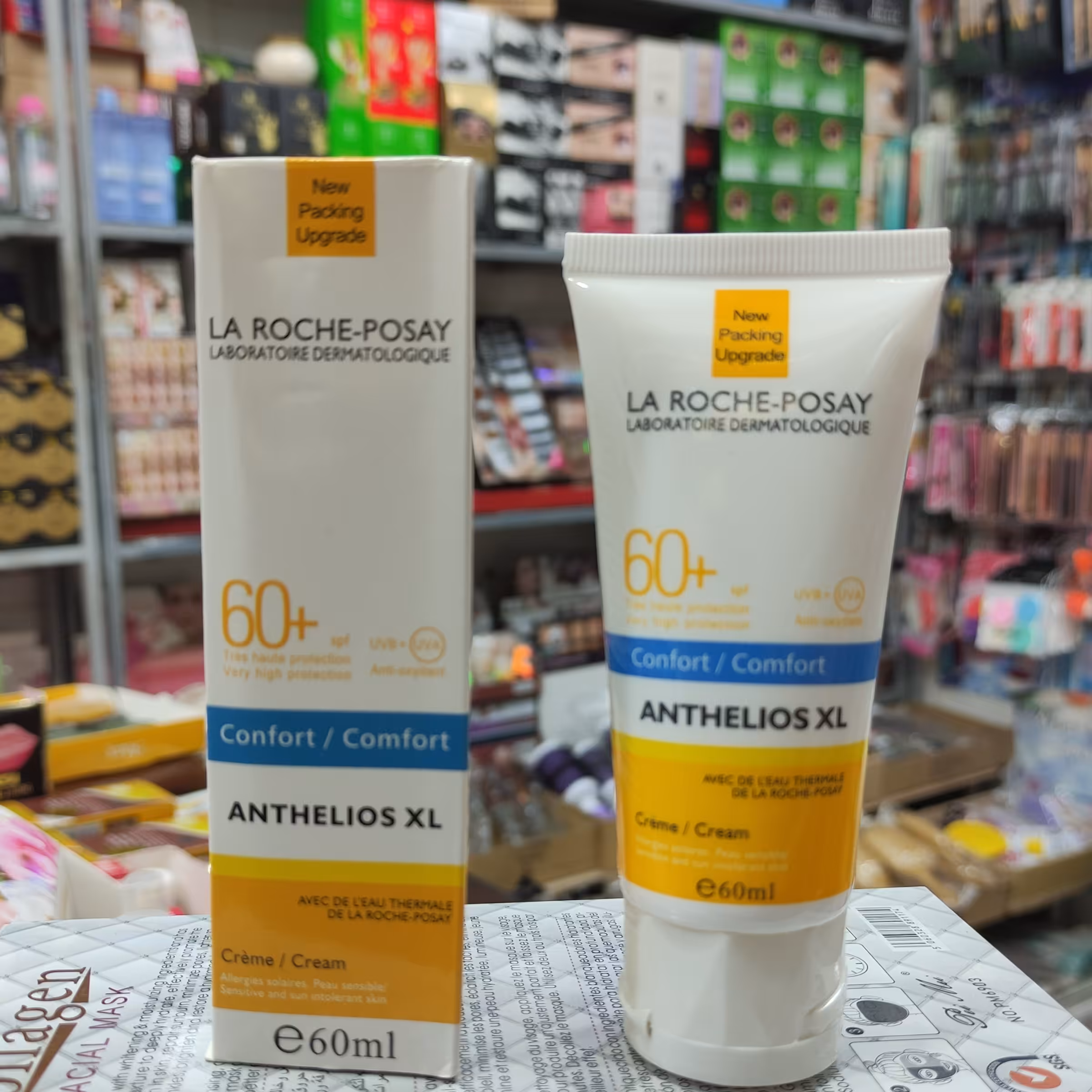 ضدآفتاب لاروش پوزای فرانسه- SPF 60 با 6 فیلتر ضد افتاب-ضد آلرژی-حاوی آب حرارتی- درجه حفاظت قوی- مناسب پوست های حساس