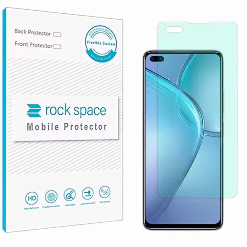 گلس   اینفینیکس Zero 8 مدل نانو هیدروژل گرین لایت برند راک اسپیس   