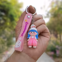 جاسوئیچی سیلیکونی وارداتی دختر شلوار سندبادی رنگ صورتی