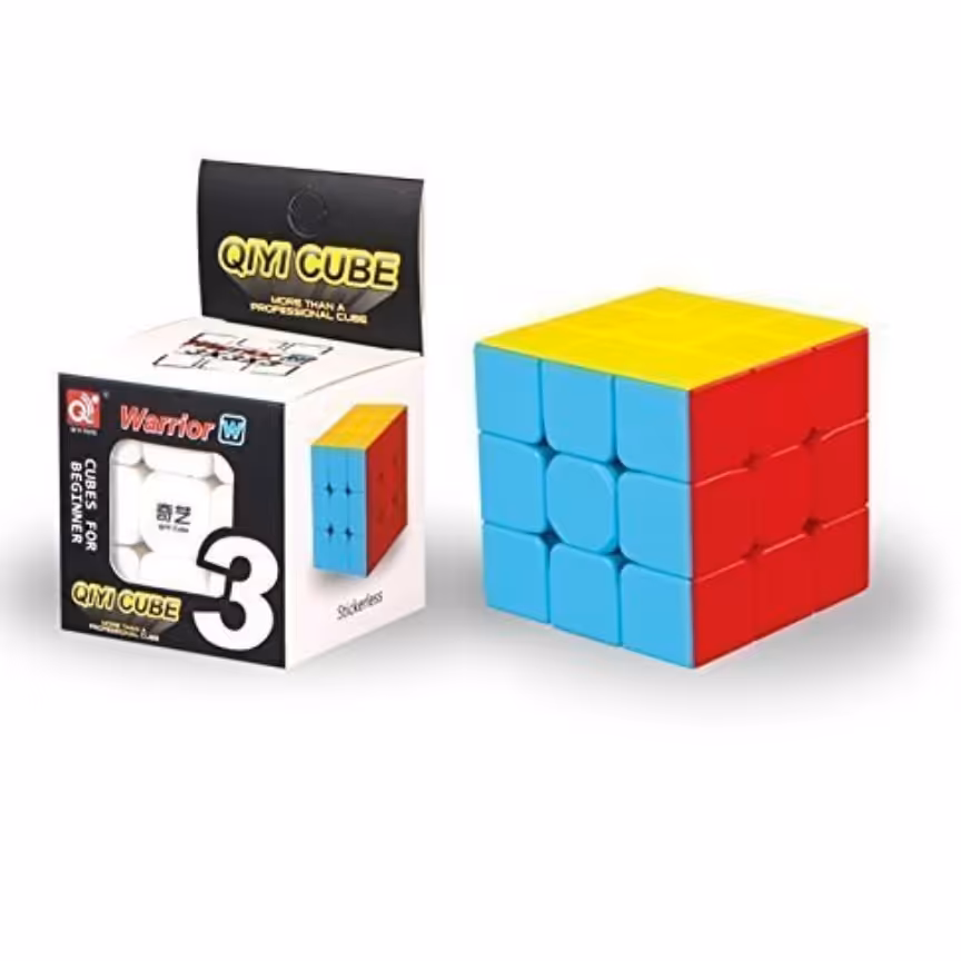 مکعب روبیک کای وای واریور استیکرلس 3 در 3  QI YI WARRIOR

