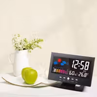 ساعت چند منظوره دما و رطوبت با عملکرد پیش بینی آب و هوا