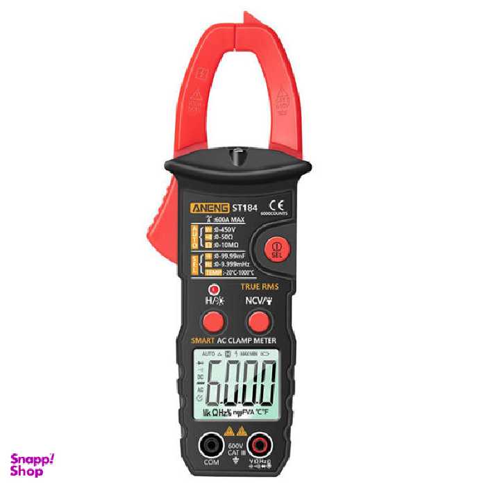 مولتی متر کلمپی دیجیتال ANENG مدل ST184