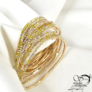 دستبند پک 12 تایی با نگین اتمی