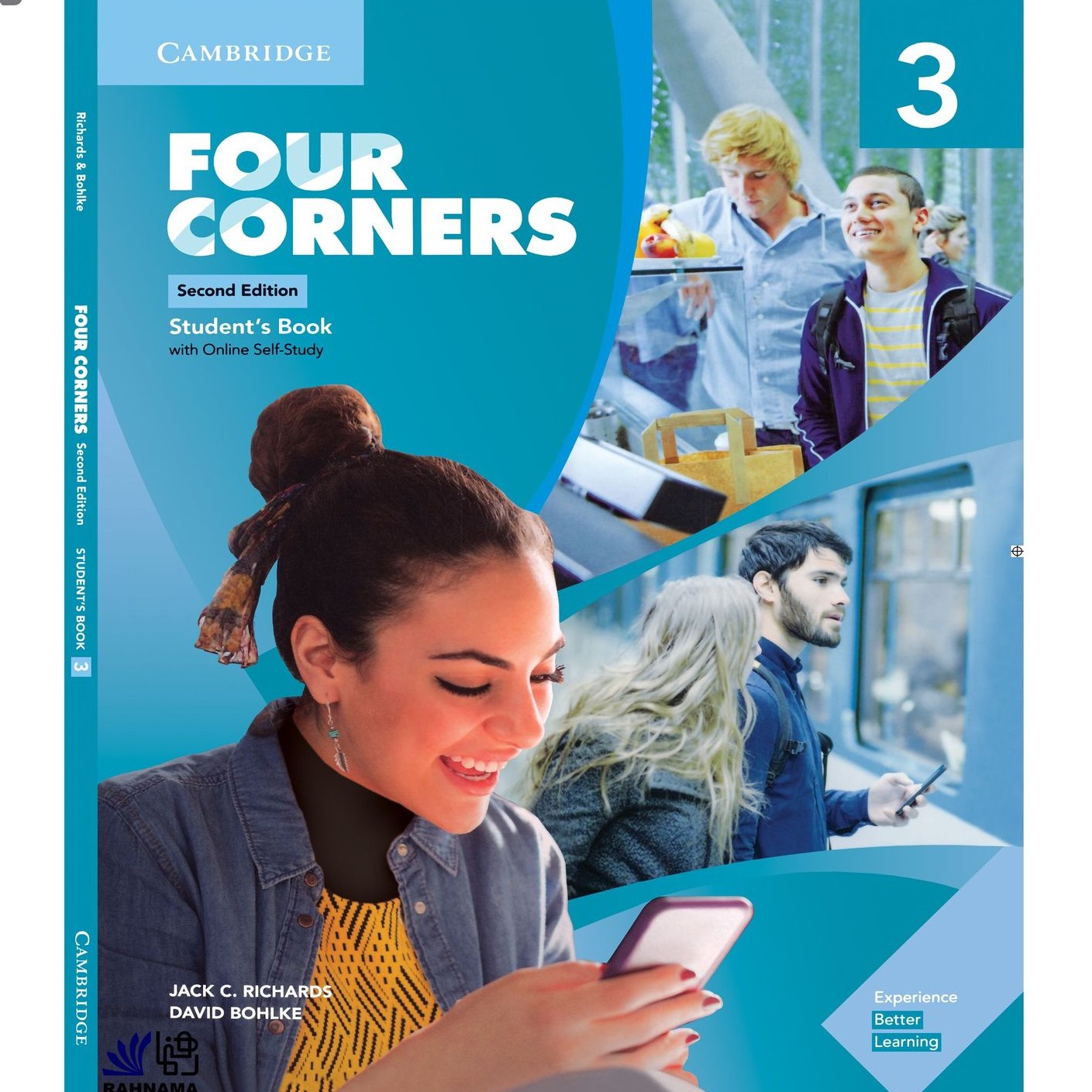 کتاب فور کورنرز  3  Four Cornersبه همراه CD و کتاب کار workbook