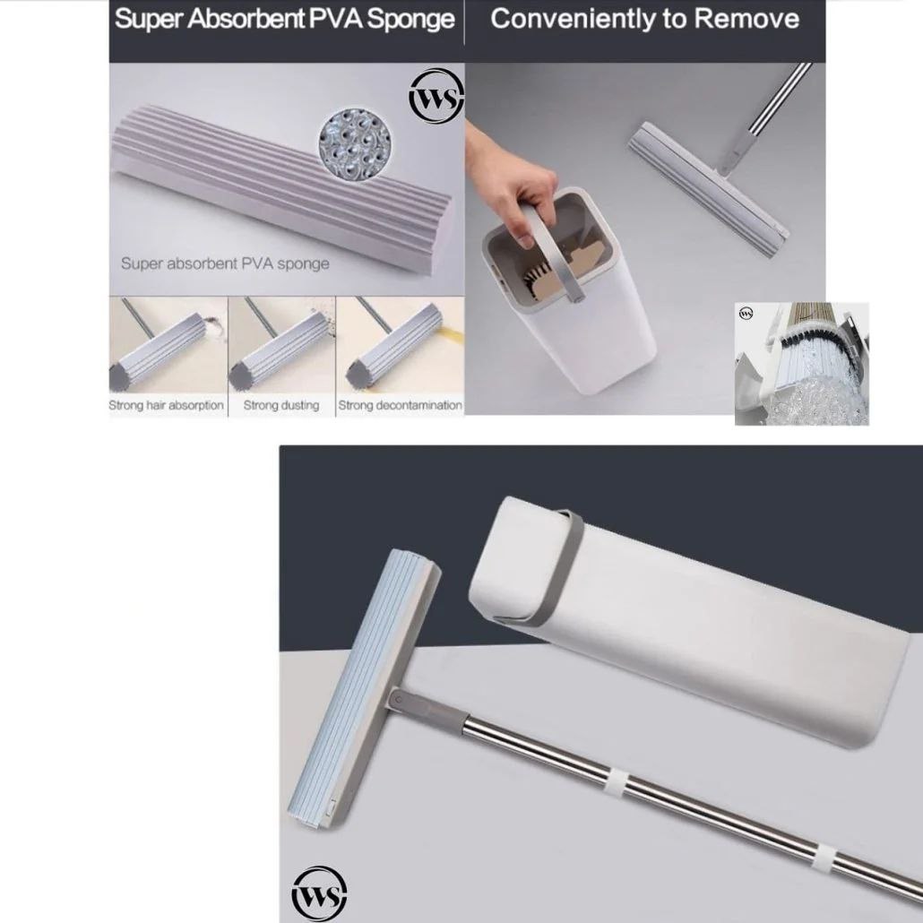 تی pva با سطل m3 برند ws مدل خشک کن دار به همراه یدک