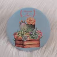 آینه جیبی گرد طرح کاکتوس کد pcac112