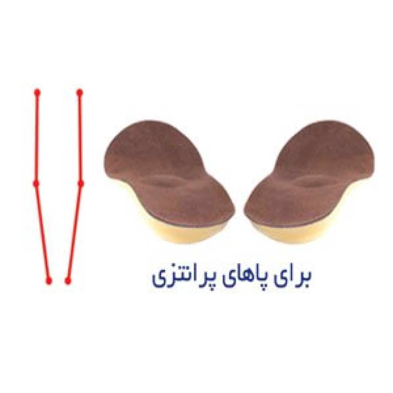 کفی طبی لترال وج با قوس طولی طب و صنعت