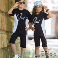 تی شرت شلوارک سفید و مشکی اسپرت تنخور عالی 