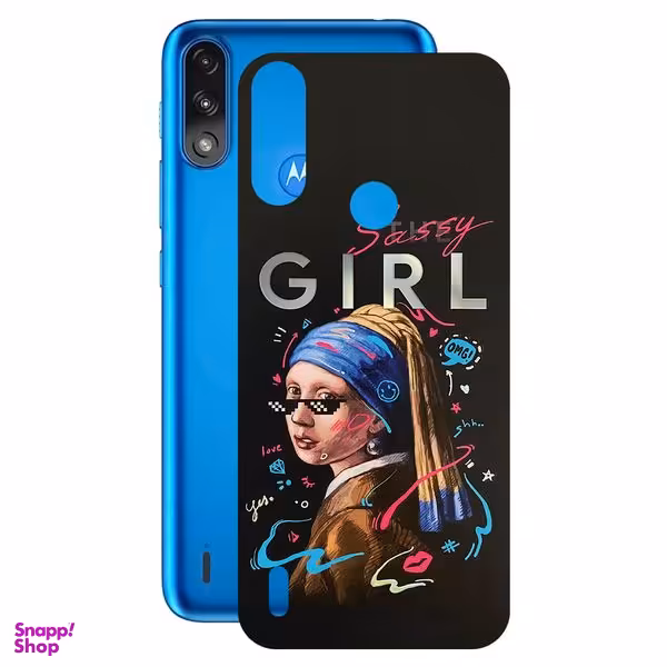 برچسب پوششی راک اسپیس (Rock Space) طرح Girl مناسب برای گوشی موتورولا Moto E7i Power