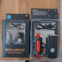 چراغ دوچرخه شارژی ست جلو عقب