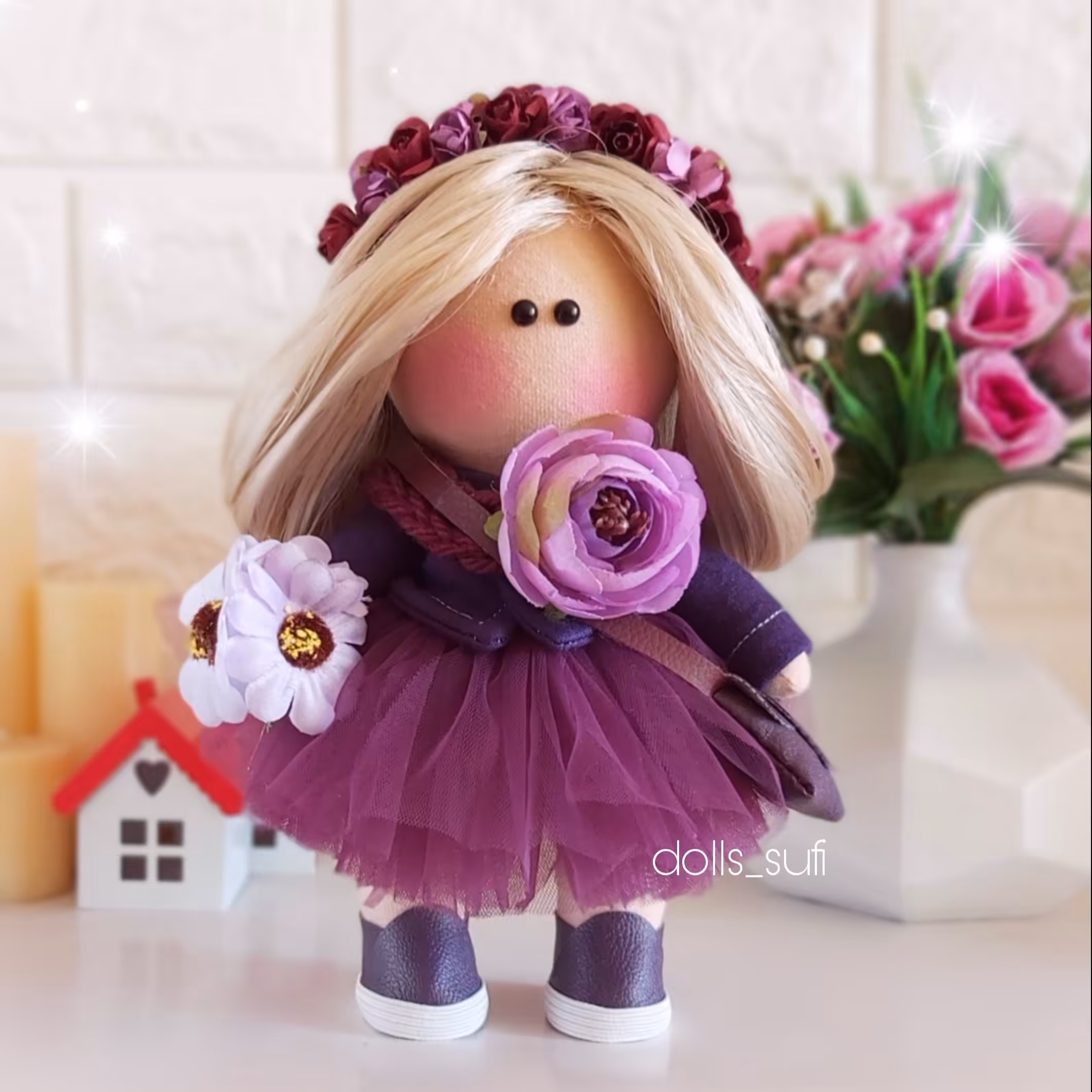 عروسک دستساز طرح شاینا