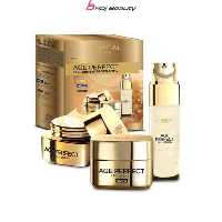 پک کرم روز-شب و سرم لورآل گلد LOREAL