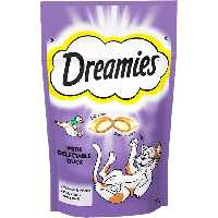 تشویقی گربه دریمیز طعم اردک 60 گرم ا Dreamies Treat With Duck 60g | سیمبا پت استور