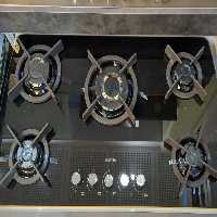 اجاق گاز شیشه ای پنج شعله