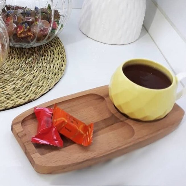 سرو تک نفره چوبی
