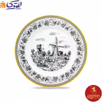 دیس گرد چینی زرین ایتالیا اف ویلیج تخت 34