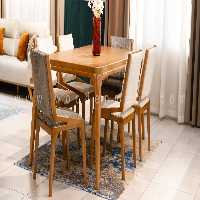 میز ناهار خوری مدرن و چوبی آلوین