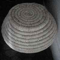 سبدحصیری خمره ای 20کیلویی بافته شده ازدرخت نخل خرما (پس کرایه)